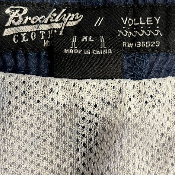 Brooklyn Cloth California Bear Swim Trunks - Navy and White - Picture 6 of 7
